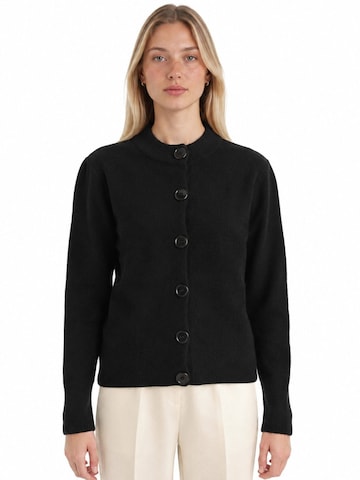 Viorna Knit cardigan 'Strickjacken' in Black: front