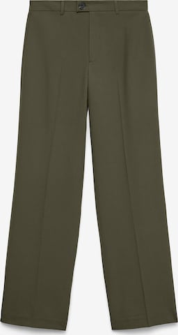 Pantalon à plis 'VMTEXAS' VERO MODA en vert : devant