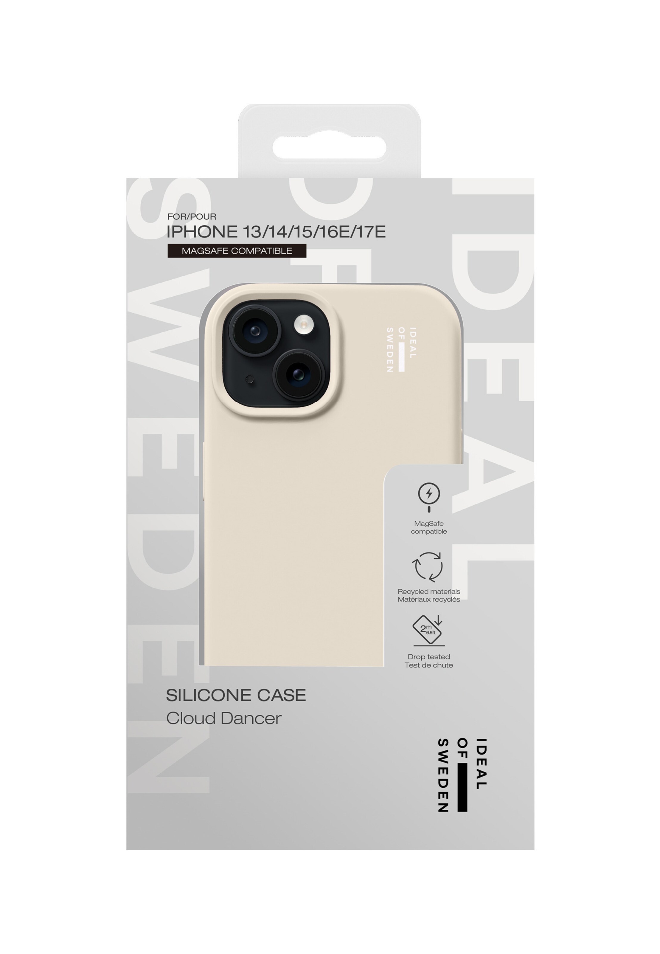 iDeal of Sweden - Funda para smartphone 'iPhone 13/14/15/16E' en blanco