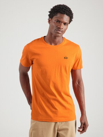 La Martina - Camiseta en naranja: frente
