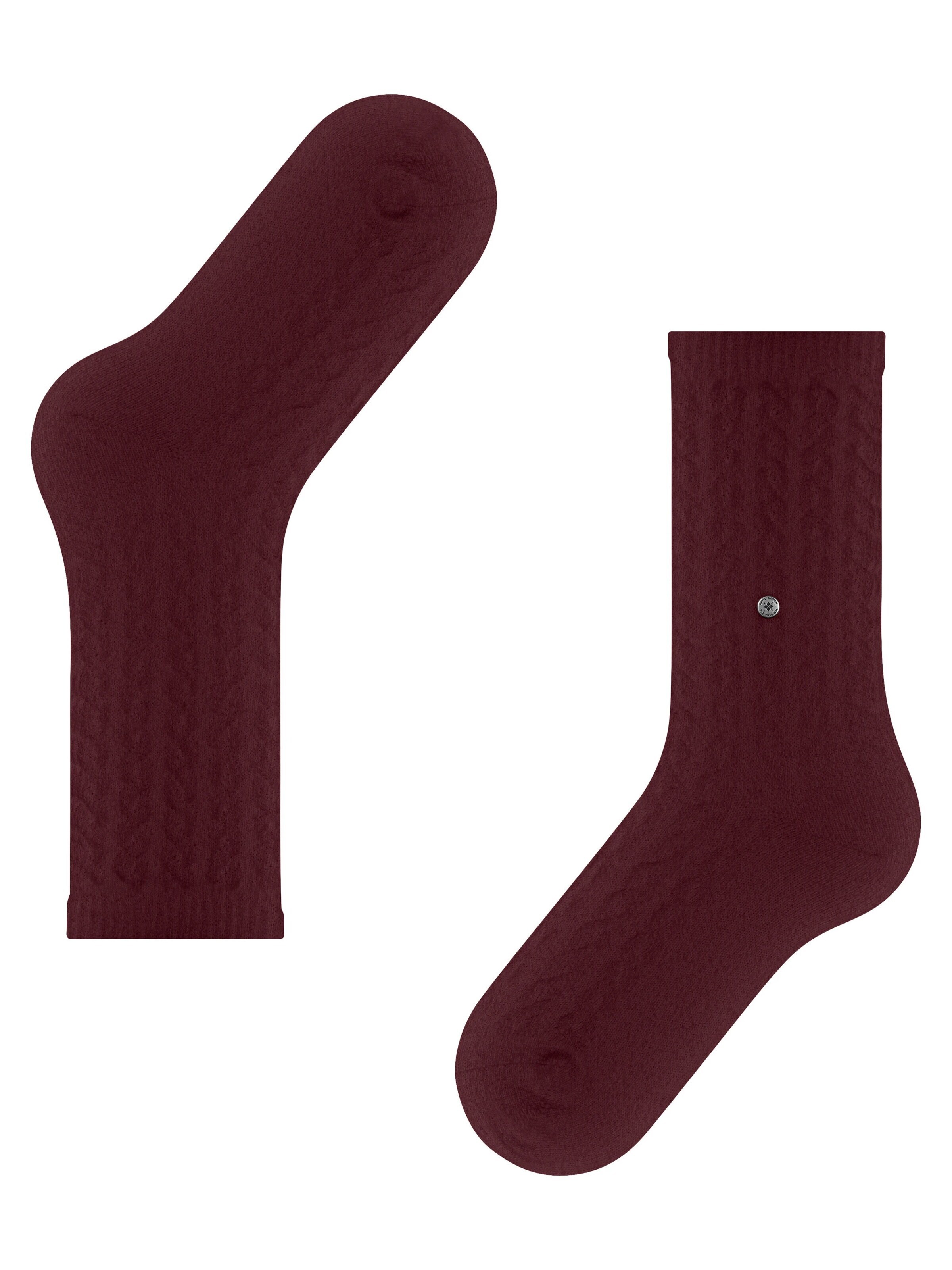 BURLINGTON Socken 'Cable'‌‌‌‌‌‌‌‌‌‌ in Rot