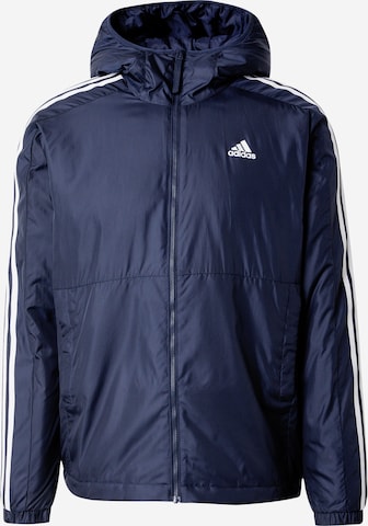 mėlyna ADIDAS SPORTSWEAR Sportinė striukė 'ESS': priekis