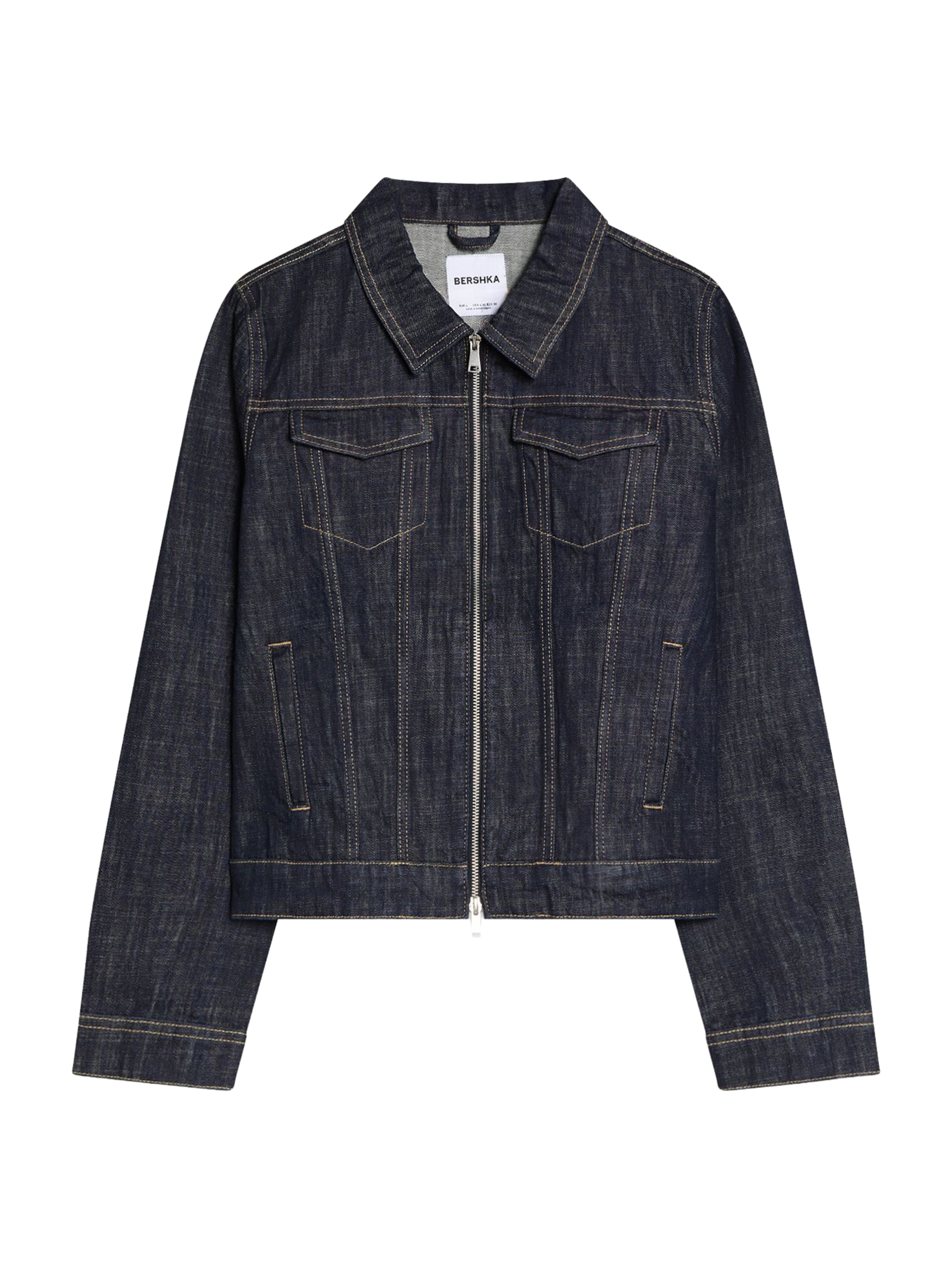 Bershka Övergångsjacka i blå: framsida