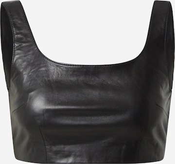 Oval Square Top 'Proven' in Black: front