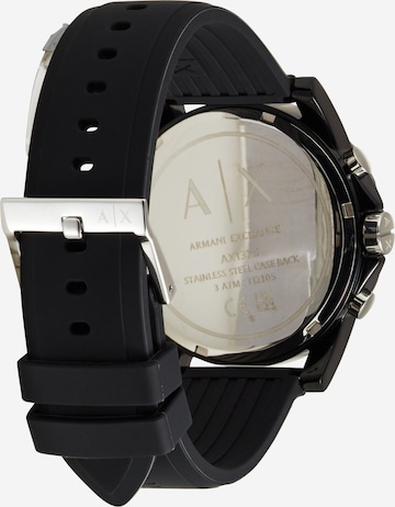 ARMANI EXCHANGE Analoguhr in Schwarz