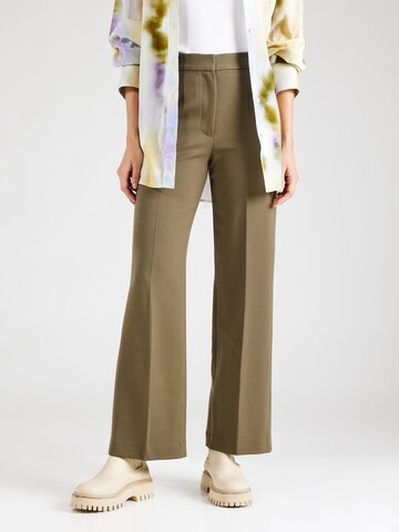 & Other Stories Wide leg Pantalon in Groen: voorkant