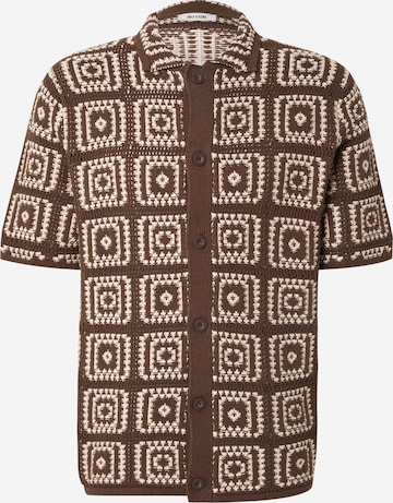 Chemise Only & Sons en marron : devant