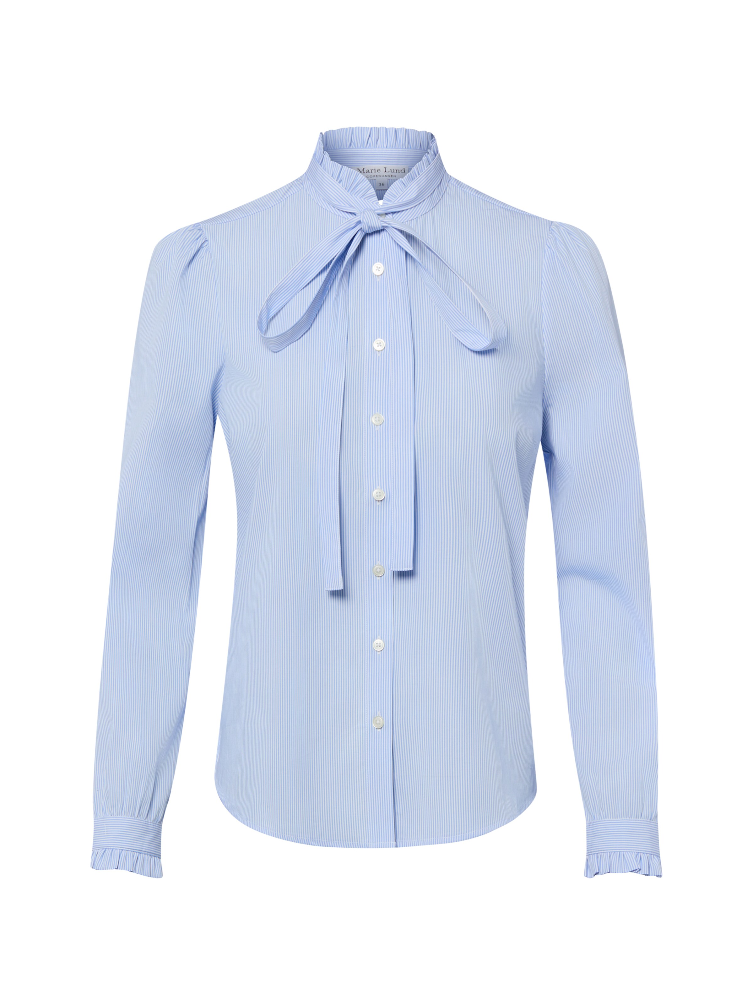 Chemisier Marie Lund en bleu : devant