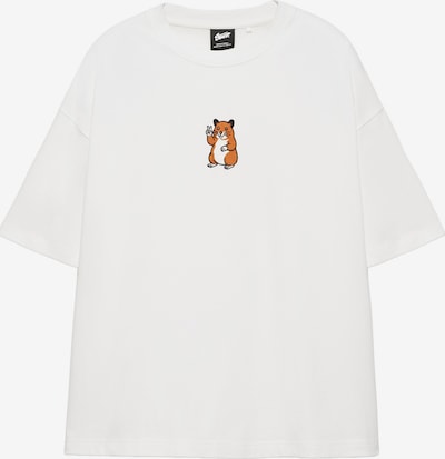 Pull&Bear Majica veličine XS u oker / crna / bijela, Pregled proizvoda