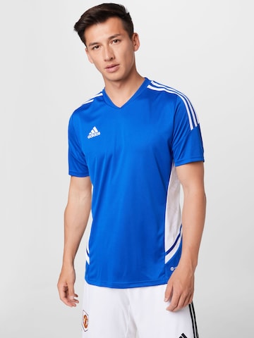 zils ADIDAS SPORTSWEAR Sportiska stila krekls 'Condivo 22': no priekšpuses