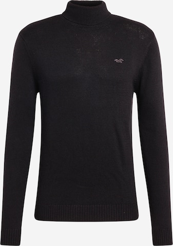 HOLLISTER Sweater in Black: front