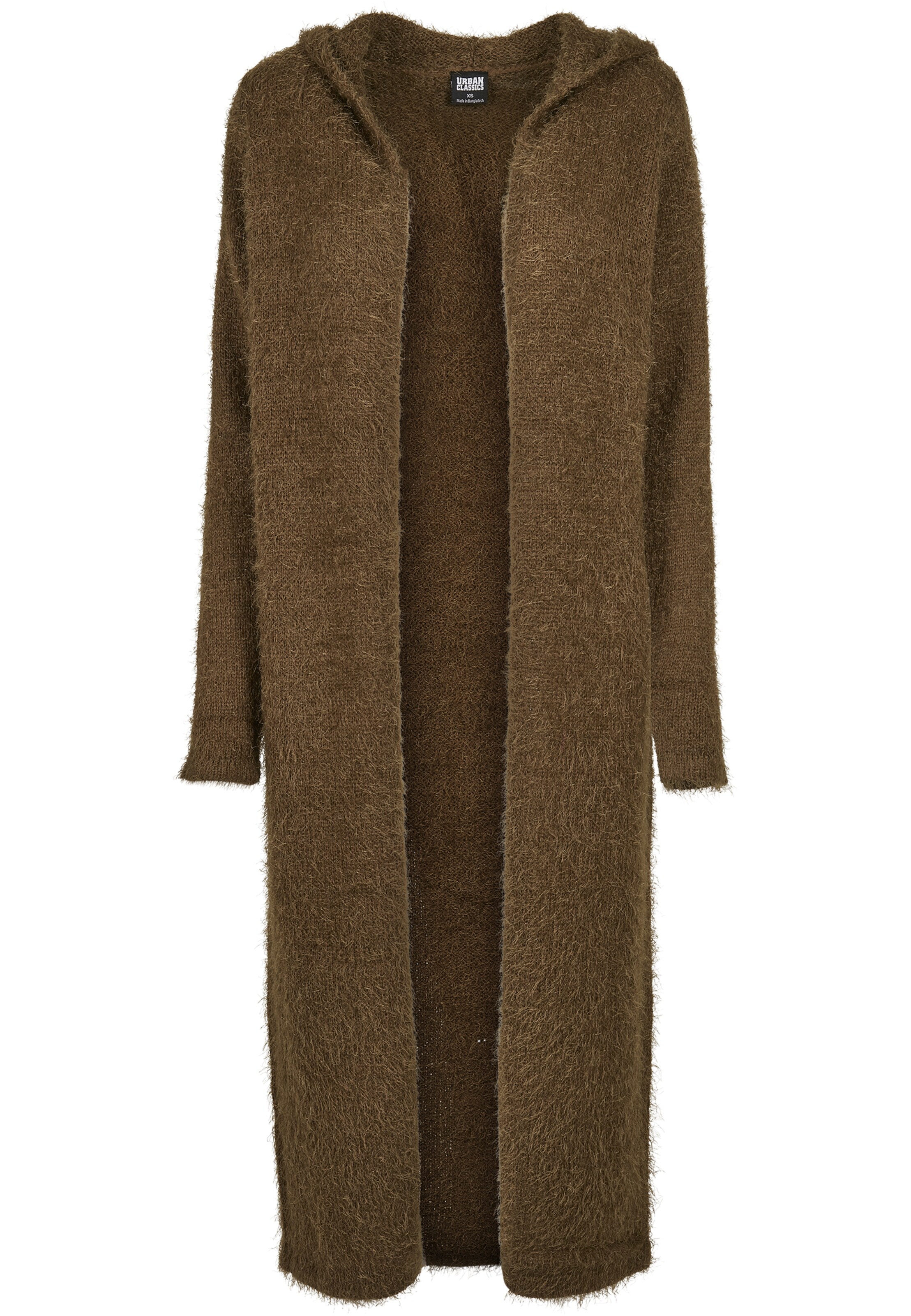 Urban Classics Плетена жилетка в зелено: отпред