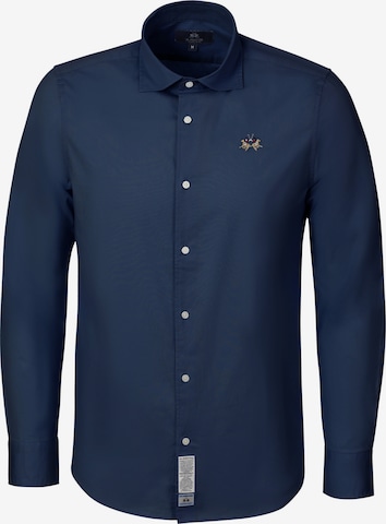 Regular fit Camicia di La Martina in blu: frontale