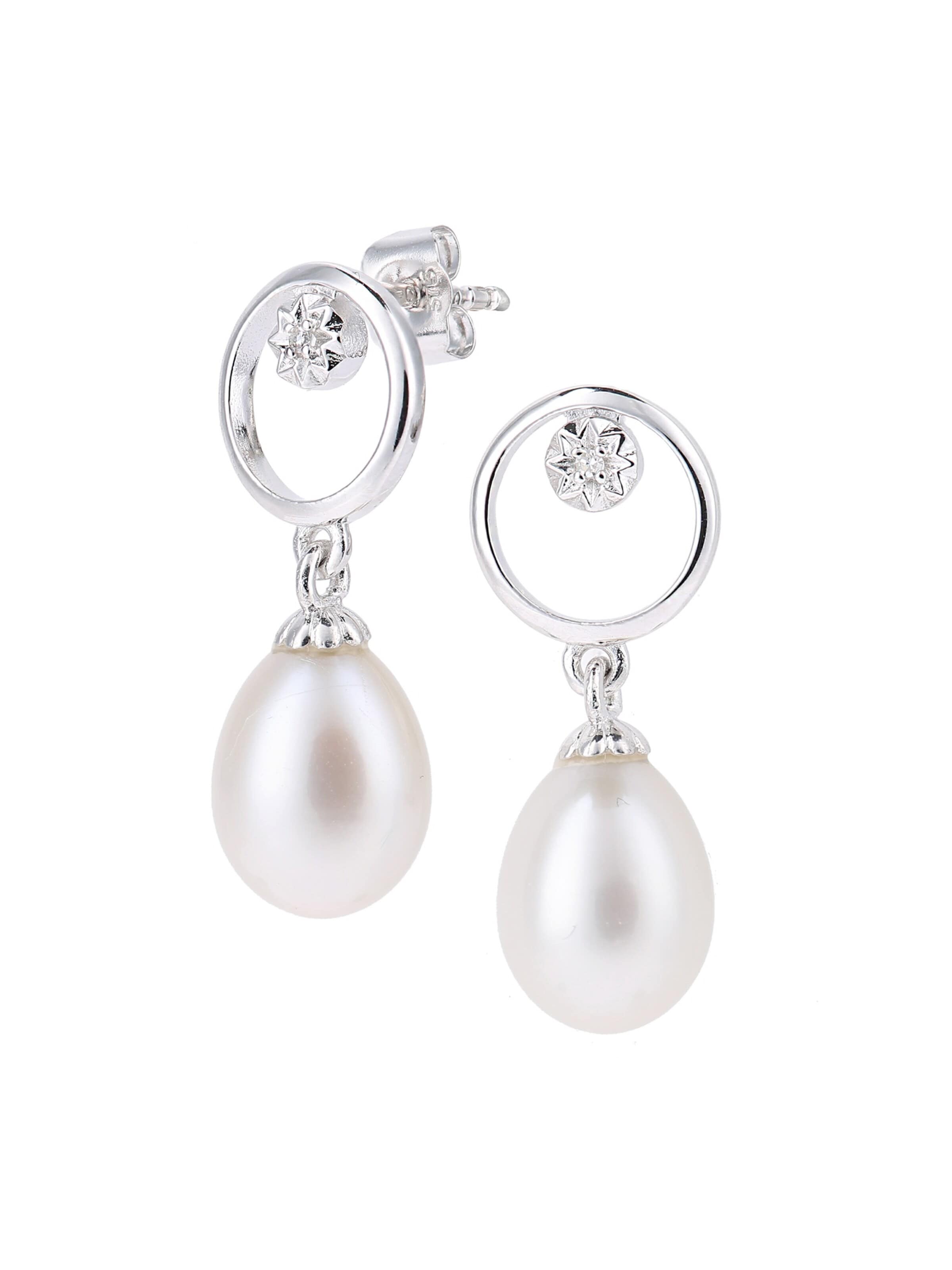 Boucles d'oreilles DIAMANT LETERNEL en argent : devant