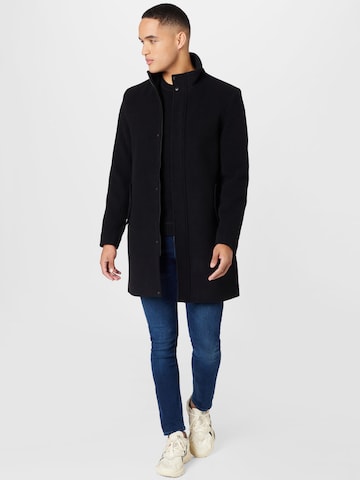 Only & Sons Between-seasons coat 'DEVON' in Black