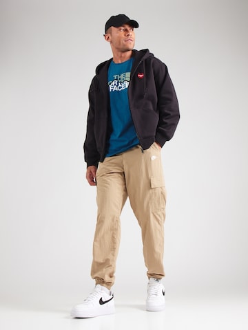 THE NORTH FACE Футболка 'MOUNTAIN LINE' в Синий
