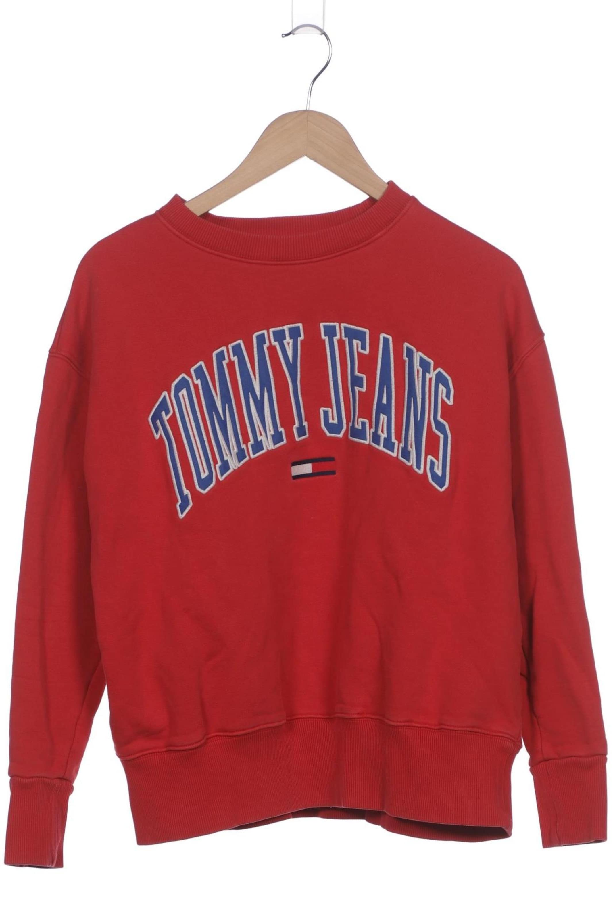 Tommy Jeans Sweatshirt & Zip-Up Hoodie in L in Red: front