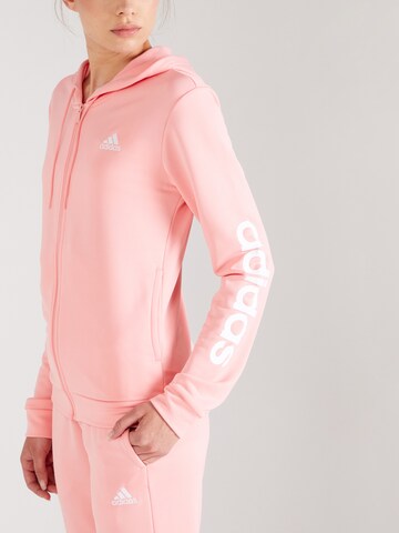 Costum de trening 'Linear' de la ADIDAS SPORTSWEAR pe roz