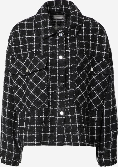 Pimkie Veste mi-saison en noir / blanc, Vue avec produit