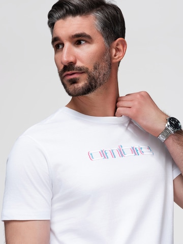 Ombre Shirt in Wit