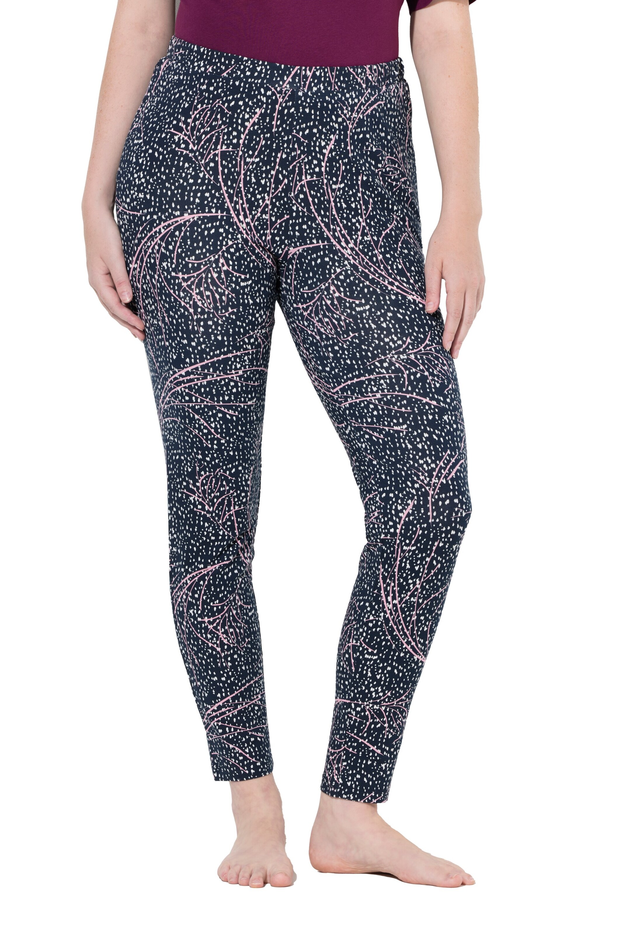 Ulla Popken Skinny Leggings in Blue: front