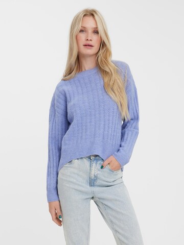 VERO MODA Sweter w kolorze niebieski: przód