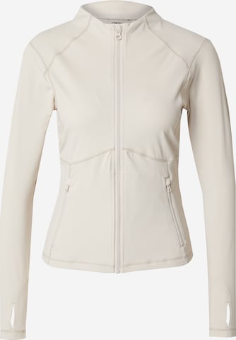 Aim'n Trainingsjacke in Beige: Vorderseite