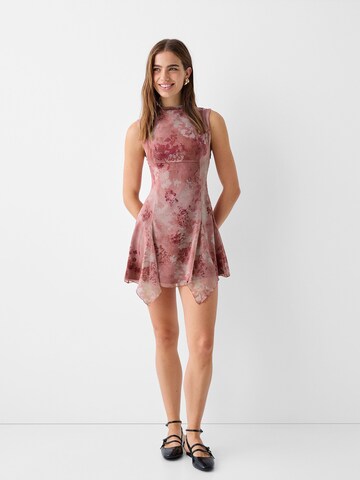 Bershka Dress in Pink: front