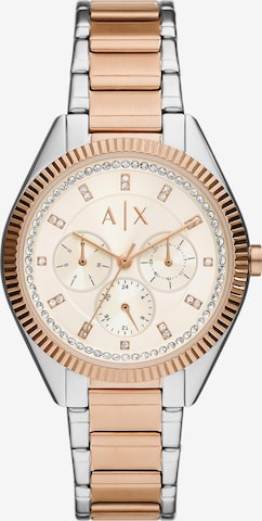 ARMANI EXCHANGE Analoguhr in Bronze: predná strana