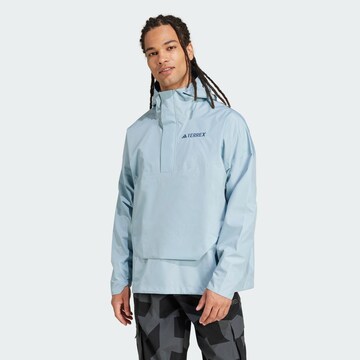 ADIDAS TERREX Outdoorjas 'Xploric' in Blauw: voorkant