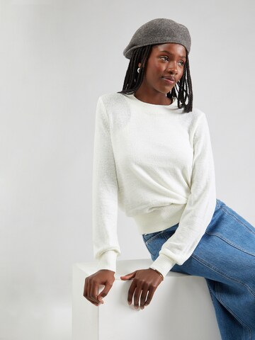 Pull-over QS en blanc