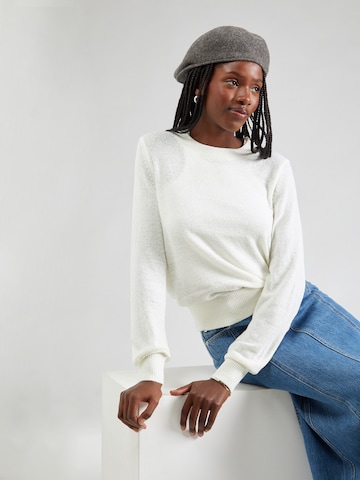 Pull-over QS en blanc