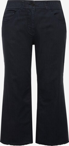 Ulla Popken Wide leg Jeans in Blauw: voorkant