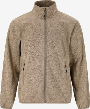 Whistler Athletic fleece jacket in Beige: front