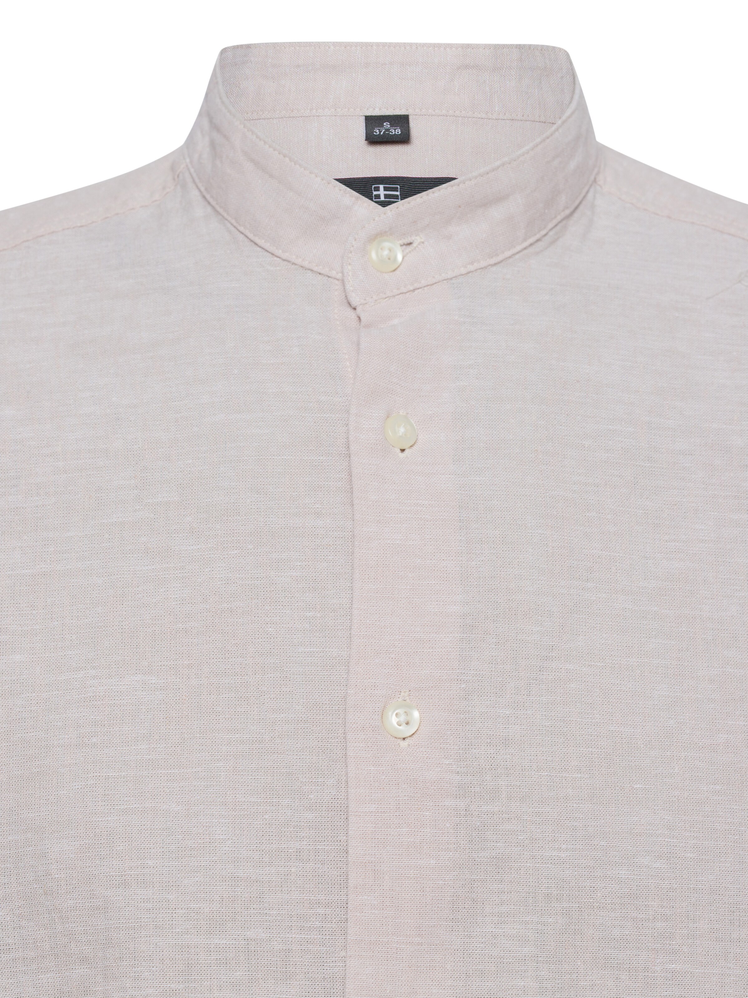 Nils Sundström Regular Fit Hemd in Beige