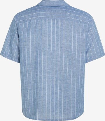 Calvin Klein Regular Fit Businesshemd in Blau