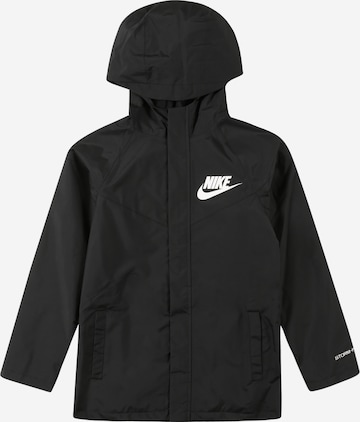 Nike Sportswear Weatherproof jacket in Black: front