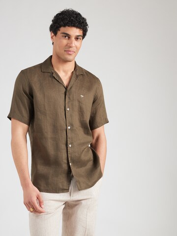 FYNCH-HATTON Regular fit Button Up Shirt in Green: front