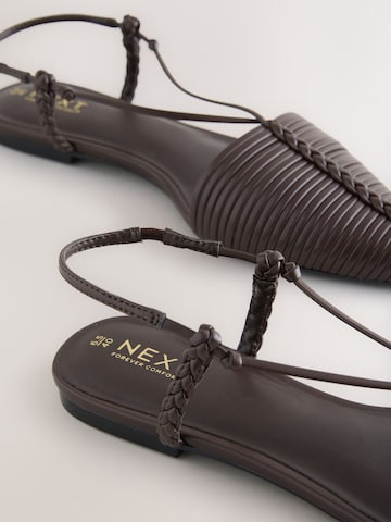 Next Sandály 'Forever Comfort' – hnědá