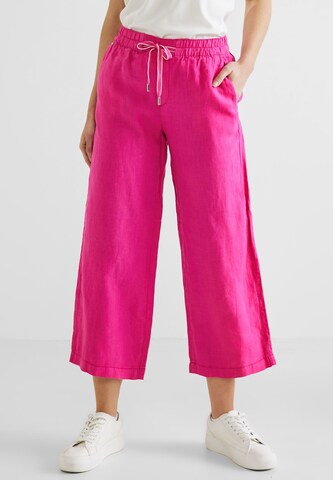 STREET ONE Loosefit Broek in Roze: voorkant