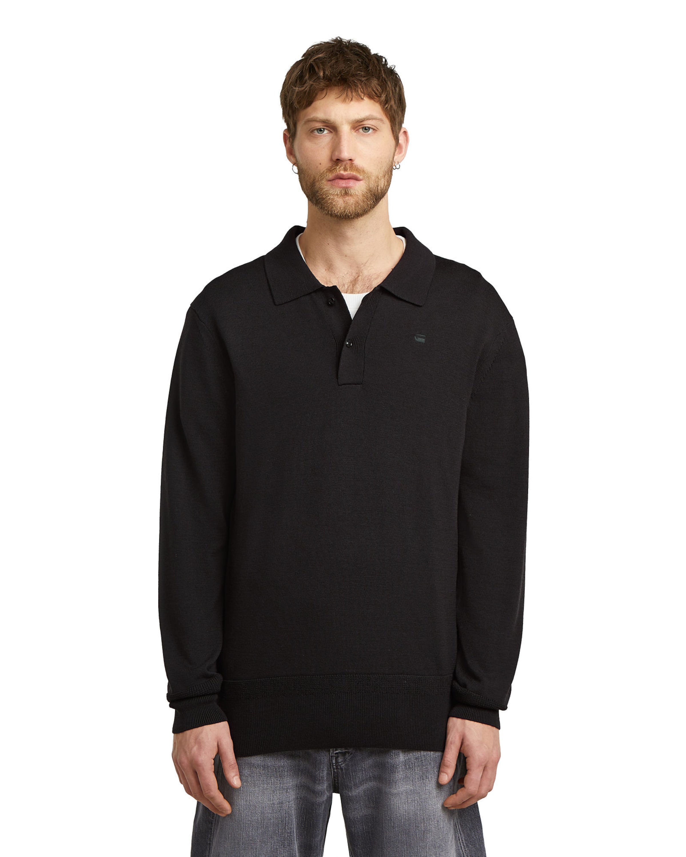 G-STAR Trui in Zwart: voorkant