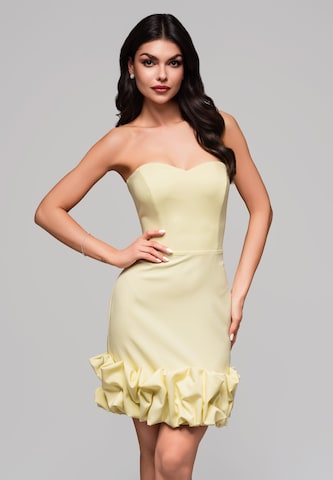 Ombre Evening dress in Yellow: front