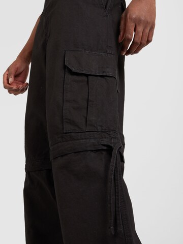 Loosefit Pantalon cargo 'Yuri' WEEKDAY en noir