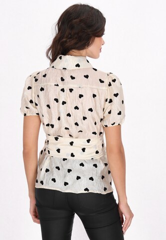 faina Blouse 'Fashion Look' in Beige