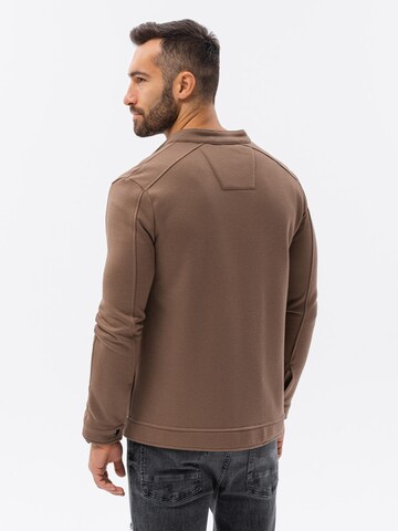 Veste de survêtement 'B1071' Ombre en marron