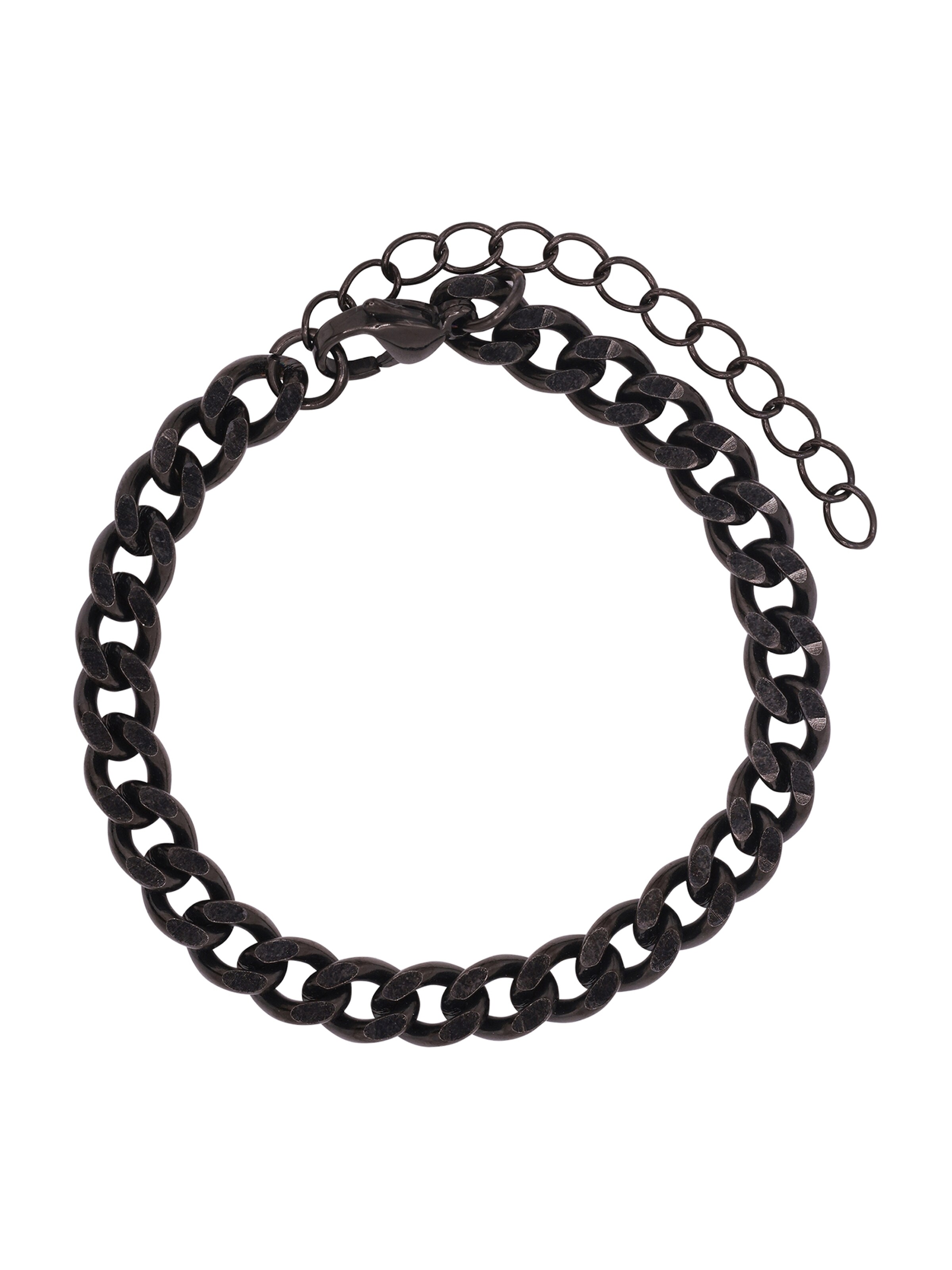 Heideman Armband 'Jason' in Zwart: voorkant