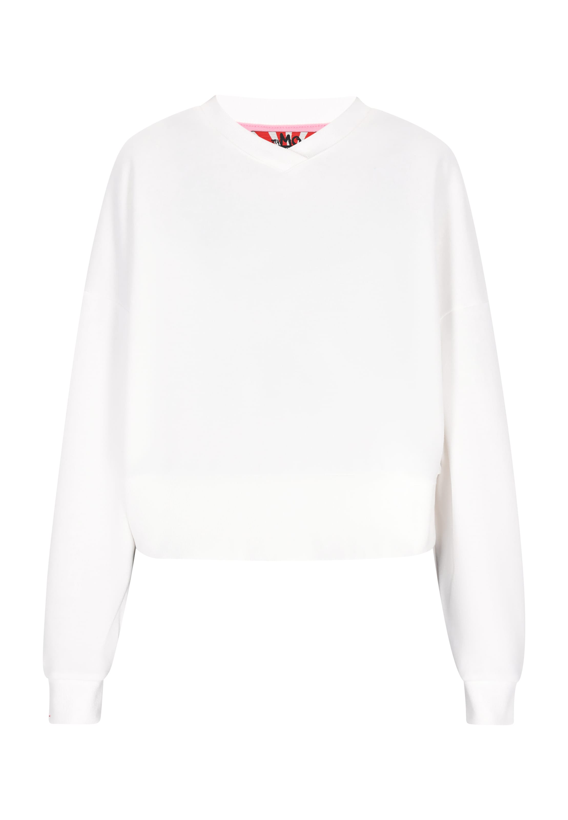 myMo ROCKS Mikina 'Comfy' - Biela: predná strana