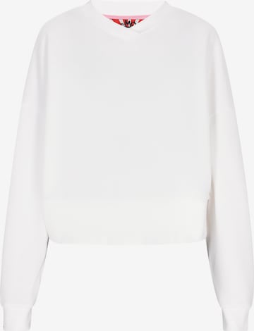 myMo ROCKS Mikina 'Comfy' - Biela: predná strana