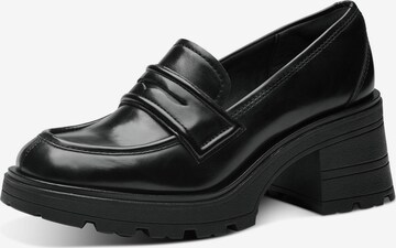 TAMARIS أحذية بكعب عالٍ بلون أسود: الأمام