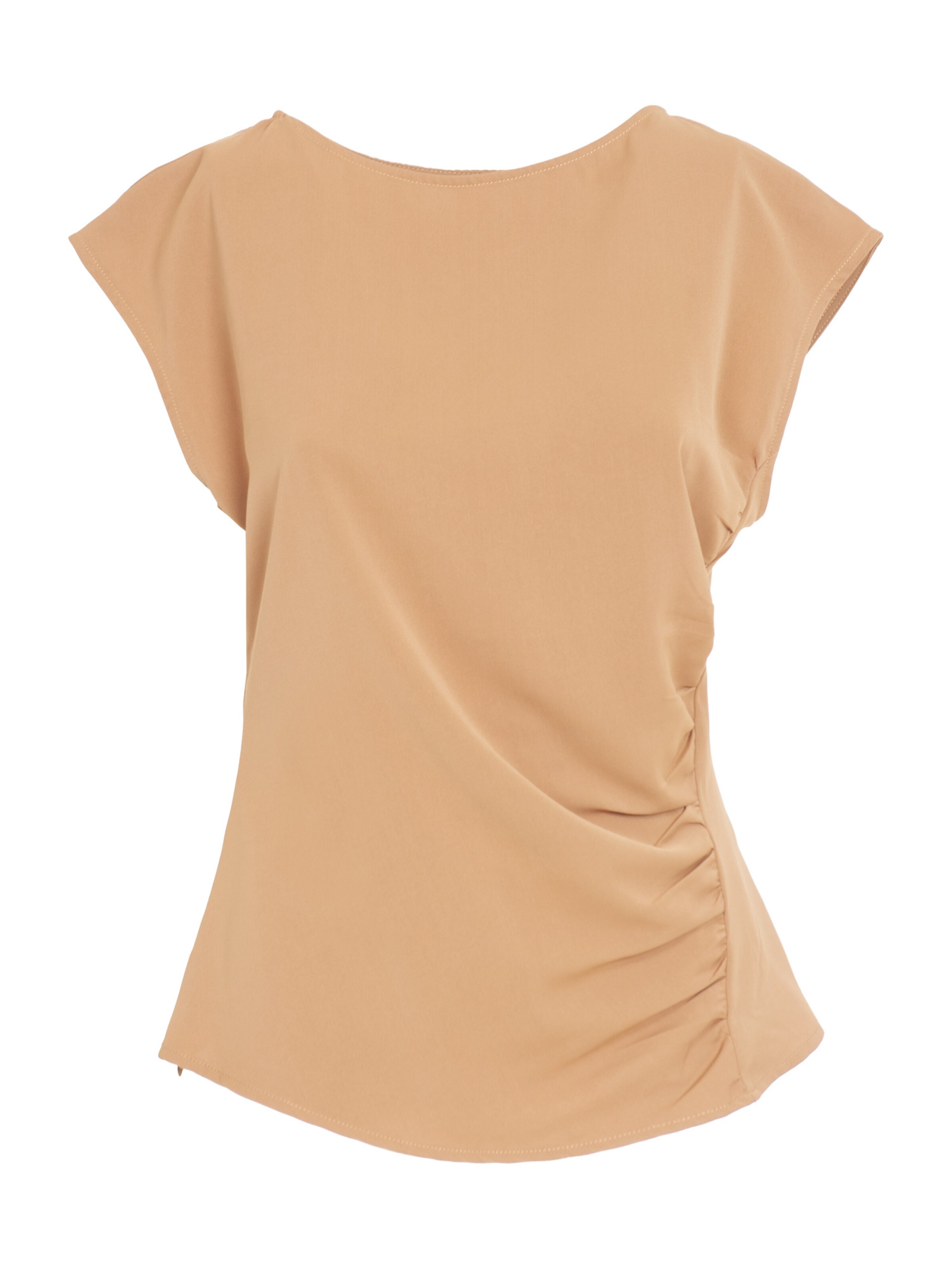 Influencer T-shirt i brun: framsida